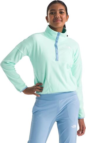 بلوفر صوف جلاسير للفتيات من THE NORTH FACE، مقاس Crater Aqua، مقاس XX-Large in Saudi Arabia
