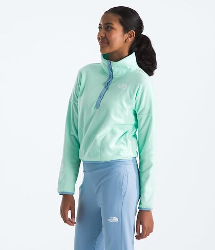 بلوفر صوف جلاسير للفتيات من THE NORTH FACE، مقاس Crater Aqua، مقاس XX-Large in Saudi Arabia