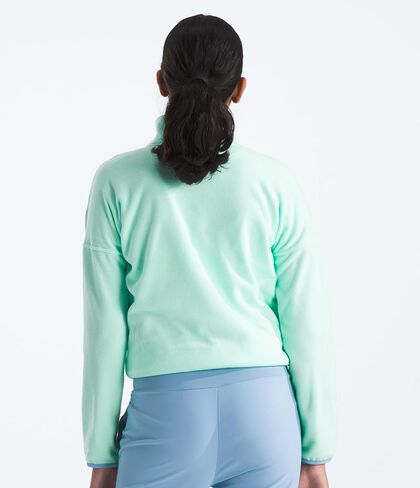 بلوفر صوف جلاسير للفتيات من THE NORTH FACE، مقاس Crater Aqua، مقاس XX-Large in Saudi Arabia