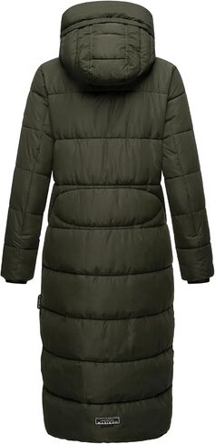 Marikoo Long Fall & Winter Coat for Women | Detachable Hood | Quilted Women’s Calf-Length Jacket | Nadeshikoo XVI XS-5XL in Saudi Arabia