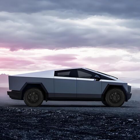 أغطية مركز محور العجلة متوافقة مع أغطية مركز Tesla Cybertruck، 4 قطع أغطية مركز ABS لمحور العجلة لأغطية عجلات Cybertruck in Kuwait