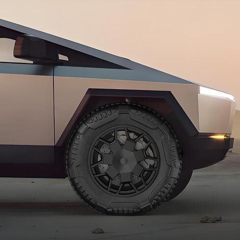 أغطية مركز محور العجلة متوافقة مع أغطية مركز Tesla Cybertruck، 4 قطع أغطية مركز ABS لمحور العجلة لأغطية عجلات Cybertruck in Kuwait