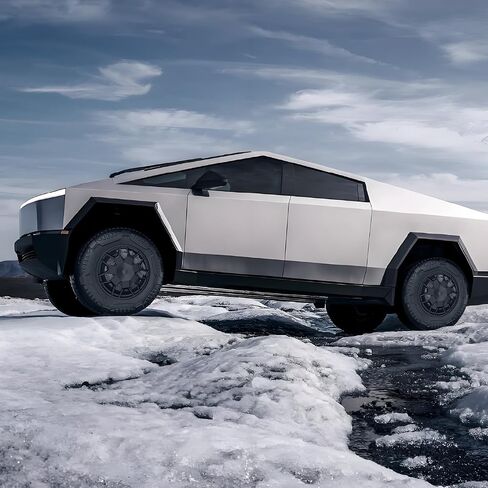 أغطية مركز محور العجلة متوافقة مع أغطية مركز Tesla Cybertruck، 4 قطع أغطية مركز ABS لمحور العجلة لأغطية عجلات Cybertruck in Kuwait