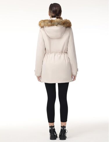 خيار آخر للنساء معطف شتوي بغطاء للرأس معطف باركا دافئ مبطن بالصوف معاطف شتوية in Kuwait