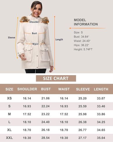 خيار آخر للنساء معطف شتوي بغطاء للرأس معطف باركا دافئ مبطن بالصوف معاطف شتوية in Kuwait