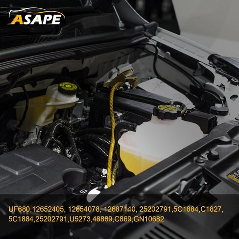 مجموعة من 4 ملفات إشعال مع 4 * قابس شرارة مناسب لـ 2016-2020 لـ Buick Envision 2.0L 2014-2017 لـ Buick Regal 2.0L 2013-2021 لشفروليه ماليبو 2.0L، استبدل UF680 in Saudi Arabia