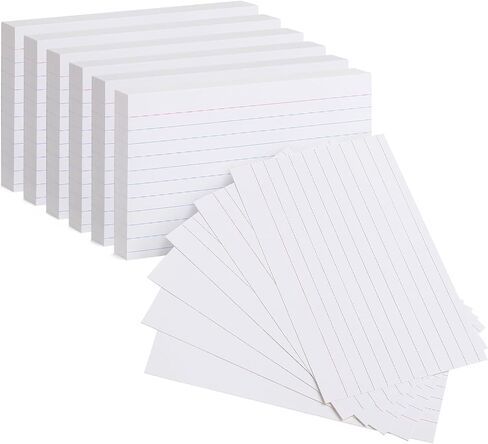 Mr. Pen- Lined Index Cards, 3" x 5", 300 Cards, White, Index Cards 3x5 index cards, notecards 3x5 Lined, Flashcards for Studying, 3 x 5 index cards ruled, Flash Cards, Ruled Index Cards 3x5 in Saudi Arabia