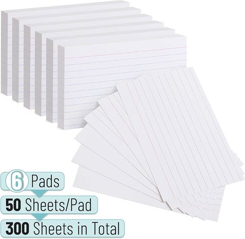 Mr. Pen- Lined Index Cards, 3" x 5", 300 Cards, White, Index Cards 3x5 index cards, notecards 3x5 Lined, Flashcards for Studying, 3 x 5 index cards ruled, Flash Cards, Ruled Index Cards 3x5 in Saudi Arabia
