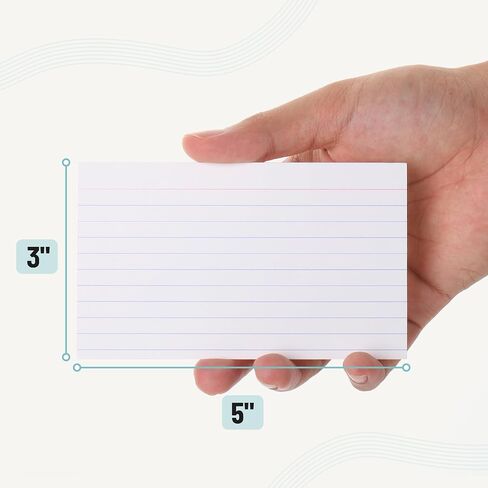 Mr. Pen- Lined Index Cards, 3" x 5", 300 Cards, White, Index Cards 3x5 index cards, notecards 3x5 Lined, Flashcards for Studying, 3 x 5 index cards ruled, Flash Cards, Ruled Index Cards 3x5 in Saudi Arabia