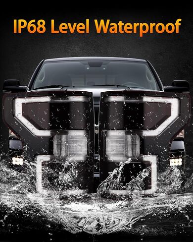 OKLPF Rear Brake Tail Light Compatible With 2018 2019 2020 Ford F150 F-150 Replace JL3Z-13404-H JL3Z-13405-H,Replace Red Taillight Assembly,Included Bulbs and Harness,Driver and Passenger Side in Saudi Arabia