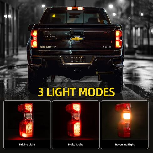 OKLPF ضوء الذيل الأيمن مع 2019 2020 2021 2022 2023 تشيفي سيلفرادو 1500 2500HD 3500HD in Kuwait