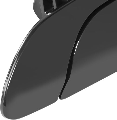 DNA MOTORING Rear Left Outer Door Handle Compatible with 01-05 Honda Civic Sedan, Black, OEM-DHO-01060 in Saudi Arabia