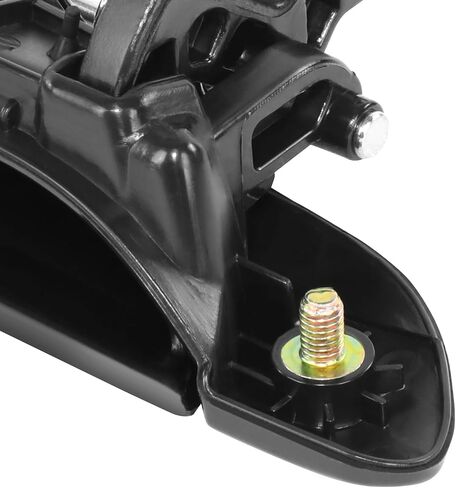 DNA MOTORING Rear Left Outer Door Handle Compatible with 01-05 Honda Civic Sedan, Black, OEM-DHO-01060 in Saudi Arabia