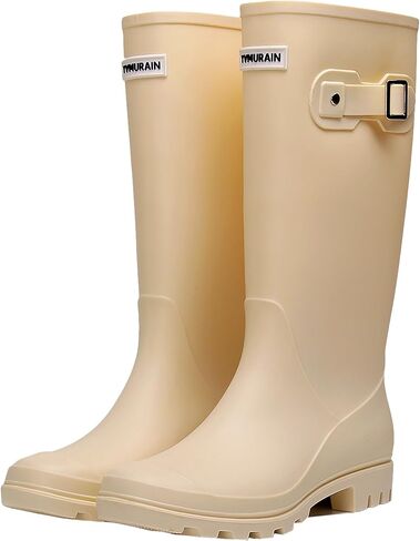 احذية المطر للنساء أحذية حديقة مقاومة للماء عدم الانزلاق أحذية الطين عالية الركبة السيدات أحذية مطاطية طويلة خفيفة الوزن أحذية العمل في الهواء الطلق in Kuwait