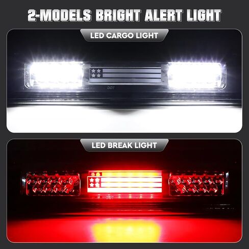 Third 3rd Brake Light High Mount Waterproof Stop Brake Light Clear Lens Fit for Ford F150 2004-2008, Fit for Ford Explorer 2007-2010, Fit for Lincoln Mark LT 2006-2008 in Saudi Arabia