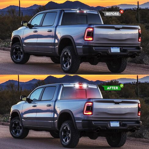 Third 3rd Brake Light High Mount Waterproof Stop Brake Light Clear Lens Fit for Ford F150 2004-2008, Fit for Ford Explorer 2007-2010, Fit for Lincoln Mark LT 2006-2008 in Saudi Arabia