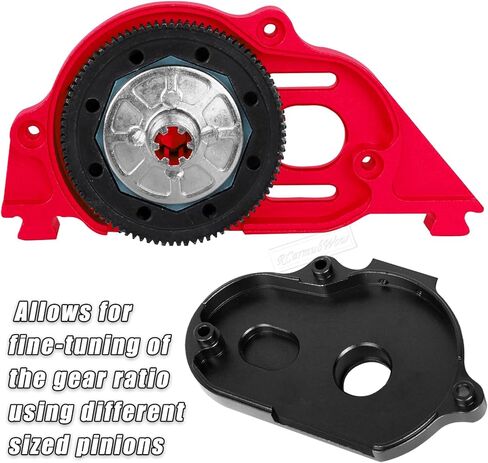 RcarmumbWow RC Motor Mount Gear Cover & 91T Spur Gear Slipper w/ 3.175mm 21T 23T 25T Pinions Upgrades Part for 1/10 1/10 Granite 4X4 Mega550(ARA4202XV3),Navy Blue in Kuwait