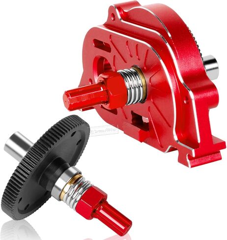 RcarmumbWow RC Motor Mount Gear Cover & 91T Spur Gear Slipper w/ 3.175mm 21T 23T 25T Pinions Upgrades Part for 1/10 1/10 Granite 4X4 Mega550(ARA4202XV3),Navy Blue in Kuwait