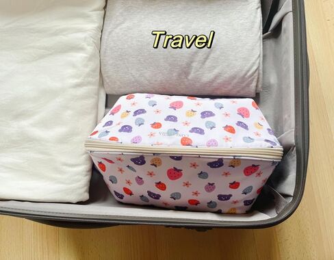 Travel Underwear Organizer Bag,Large Packing Portable Bra Socks Storage Bag,Bra bag,Travel essentials for Women (strawberry) in Saudi Arabia