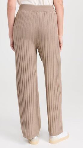 Varley Women's Simeon Wide Rib Knit Trousers in Saudi Arabia