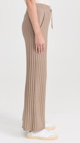 Varley Women's Simeon Wide Rib Knit Trousers in Saudi Arabia