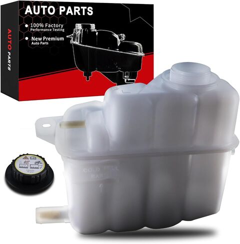خزان توسيع استرداد تدفق سائل التبريد يناسب: - Ford Taurus 3.0L V6 2000 2001 2002 2003 2004 2005 2006 2007، من أجل: - Mercury Sable 3.0L V6 2000-2005 خزان الخزان OE#1F1Z8A080AA (مع غطاء) in Saudi Arabia
