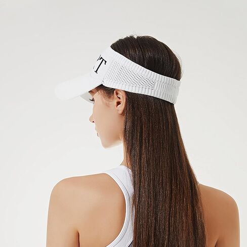 Sun Visor Hats for Women Men Tennis Visor Sunvisor Golf Visor UV Protection Elastic Cap Sports Visor in Kuwait