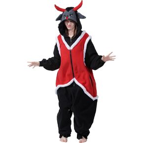 Adult Devil Krampus Onesie Krampus Costume Pajamas Horror Halloween Costumes Animal Cosplay pajamas for Women And Men