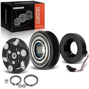 A-Premium Air Conditioner AC Compressor Clutch Kit Compatible with Buick LaCrosse 2012 3.6L & Cadillac SRX 2012-2016