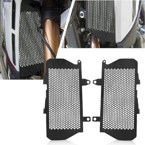 CRF1100L 2020 2021 Motocycle Radiator Grille Guard Cover for H.onda Africa Twin CRF1100L 2020 2021 - Black