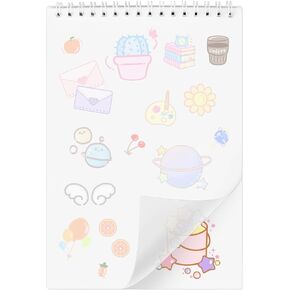 Reusable Sticker Book, Sticker Collecting Book, Blank Sticker Collecting Album, 40 Sheets Release Paper for Sticker Keeper Holder
