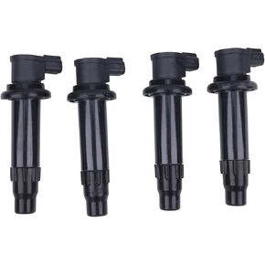 Solarhome 4PCS Ignition Spark Plug Coil and Cap 30700-KSE-003 Compatible With CRF150R CRF150RB J282 2007-23