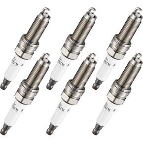 BDFHYK Iridium Spark Plugs ILZKR7B11 Compatible with Acura RDX MDX TSX TL Honda Accord Crosstour Pilot Odyssey Ridgeline Jeep Cherokee Chrysler Pacifica Dodge 3.0L 3.5L 3.6L V6 for 7751 Set of 6