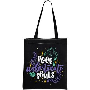 TOBGBE Villains Gift Evil Queen Ursula Villains Quote Makeup Bag Sea Witch Gift Wizard Pouch Bag Villains Merchandise