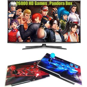Akaxi Pandora Box Console 26800 Arcade Games in 1,Retro Game Machine for TV PC Projector, Supports Up to 4 Players, Full HD Output, Search, Save, Hide, Favorites List