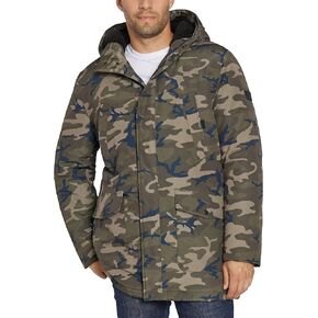 Sean John Men's Sherpa Trimmed Parka