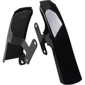 1 Pair Vivid/Gloss Black Motorcycle Fender Saddlebag Filler Panels Strip for Harley Touring Road King Electra Glide FLHT FLHR 2009-2013