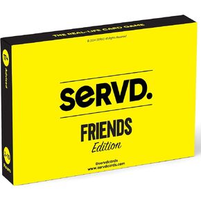 SERVD - Friends Edition - The Hilarious Real-Life Party Card Game for Adults | Injects Fun & Strategy into Time Spent with Friends & Family for Games Night, Parties & Vacations