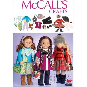 McCall's Pattern Company M7006 Clothes for 18-Inch Doll