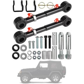 Adjustable Front Swaybar Quicker Disconnect System with 2.5-6" Lift Compatible with Jeep Wrangler JK JKU 1997-2006 Quicker Disconnect Sway Bar links