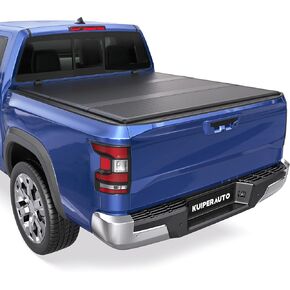 6 FT Soft 3-Folding Tonneau Cover Compatible for 2005-2024 Nissan Frontier Fleetside Truck Bed Cover Waterproof On Top Tri Fold 72inch
