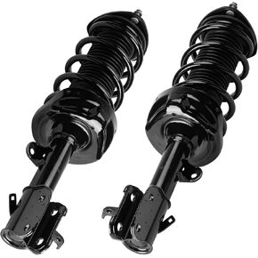Front Complete Coil Spring Strut Shock Absorber Compatible with Honda Odyssey 2008-2010, Pair of Hydraulic Strut Shock Absorber Replace for 172541, 172542