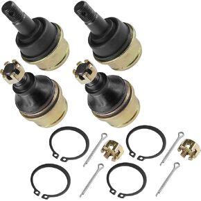 Caltric 4 Upper and Lower Knuckle Ball Joint Compatible With Honda TRX350 Rancher 350 2000-2006