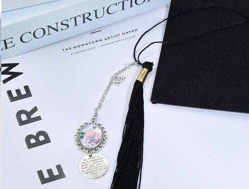 Penta Angel قبعة التخرج صورة ساحرة شرابة شخصية تذكارية قبعة التخرج زينة DIY هدايا شرابة لفئة 2024 حفل التخرج (1) in Kuwait