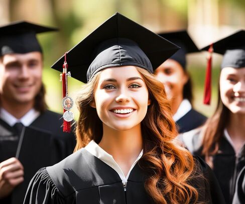 Penta Angel قبعة التخرج صورة ساحرة شرابة شخصية تذكارية قبعة التخرج زينة DIY هدايا شرابة لفئة 2024 حفل التخرج (1) in Kuwait