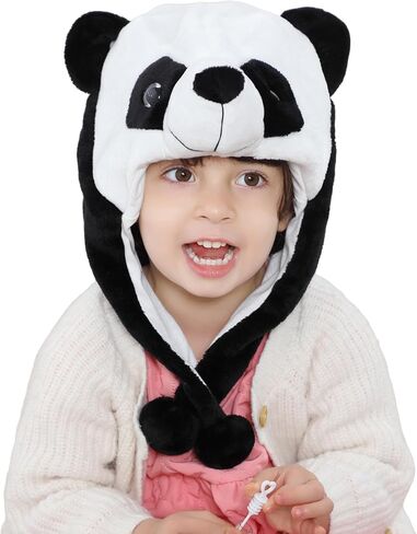 MICHLEY Plush Kawaii Super Soft Warm Hats with Ear Flaps for Kids, Cozy Fleece Winter Hat for Kids and Children in Saudi Arabia
