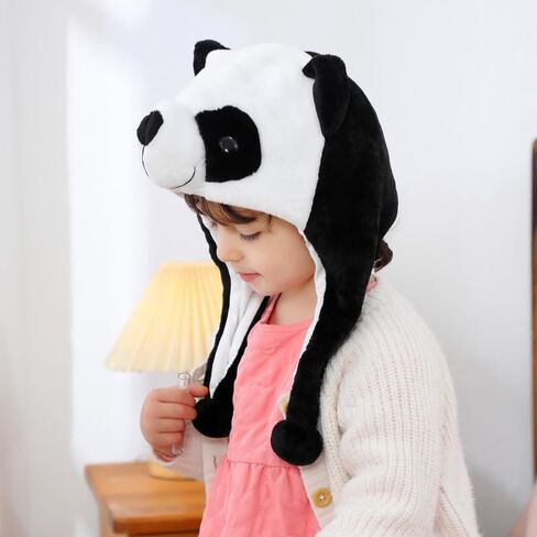 MICHLEY Plush Kawaii Super Soft Warm Hats with Ear Flaps for Kids, Cozy Fleece Winter Hat for Kids and Children in Saudi Arabia