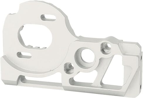 Metal Aluminum Alloy Motor Mount for 1/10 RC Crawler Axial SCX10 PRO AXI232078 Upgrade Parts(Red) (Silver) in Saudi Arabia