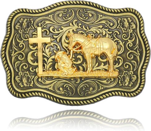 Belt Buckles Men Western - Vintage Longhorn Bull Large | Cowboy Cowgirl Belt Buckle Gifts for Mens Women in Saudi Arabia