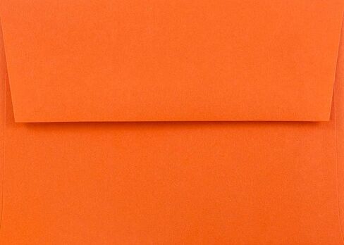 50 Pack A1 Orange Envelopes, Square Flap Gummed Seal, Vibrant Orange Printable Envelopes For Invitations, Greeting Cards, Weddings, Birthdays, Mailing, Halloween, Thanksgiving, Any Occasion in Kuwait